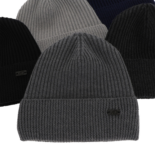 Căciulă de iarnă pentru bărbați maro lână 100% merino extra fină Owen