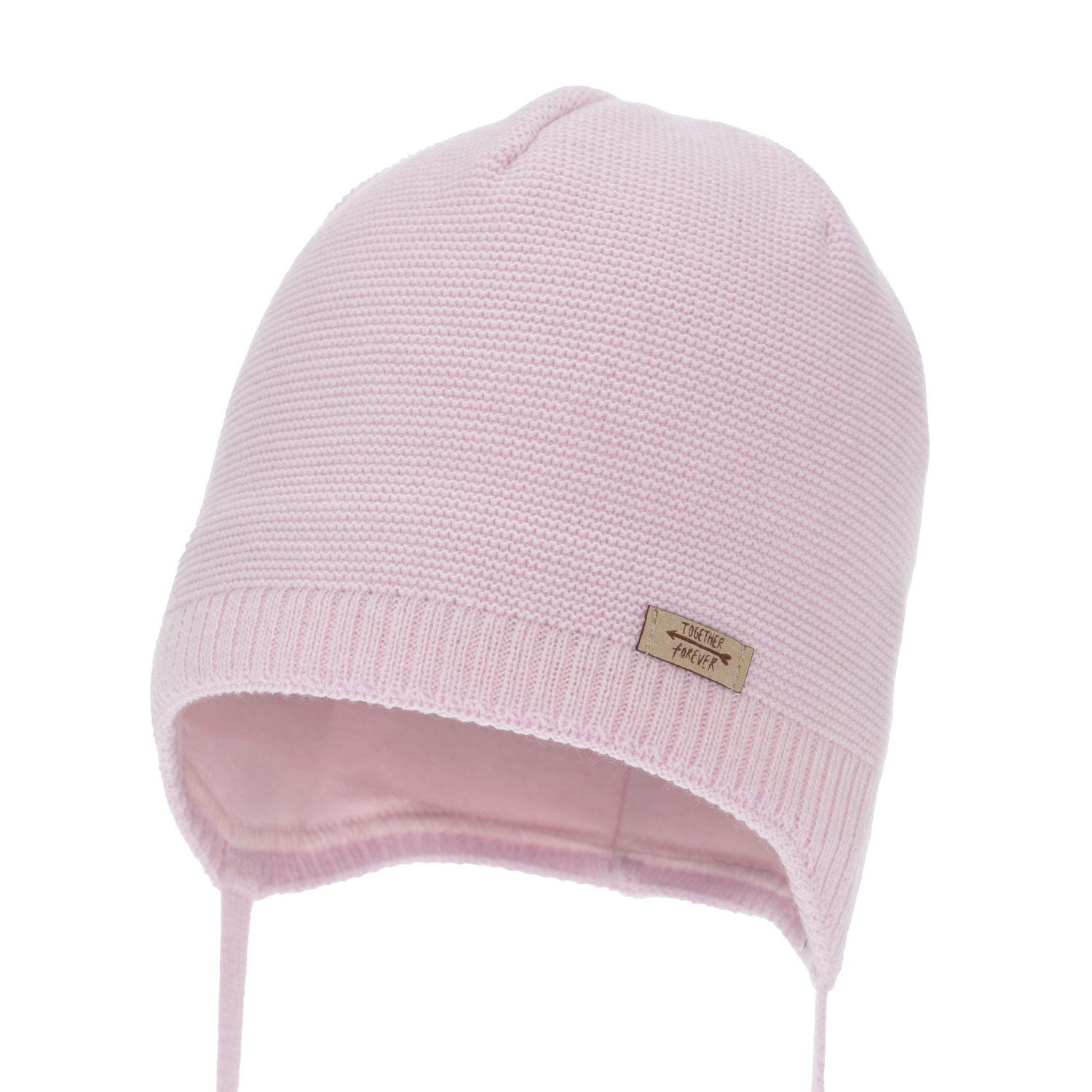 Căciulă de primăvară-toamnă pentru fete, liliova, cu urechi, Svenja