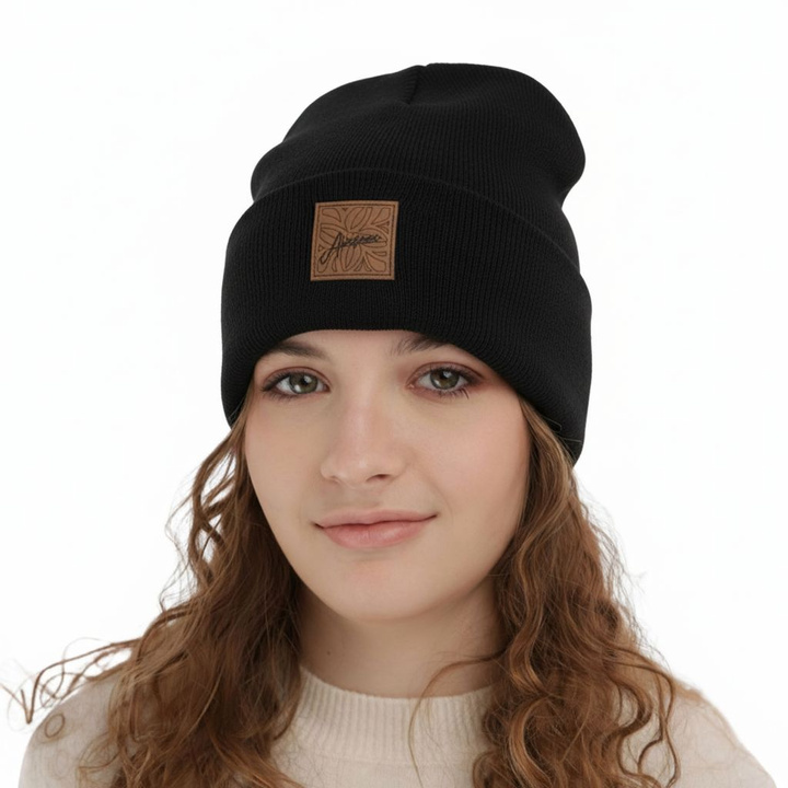 Căciulă de iarnă pentru fete neagră Bellona