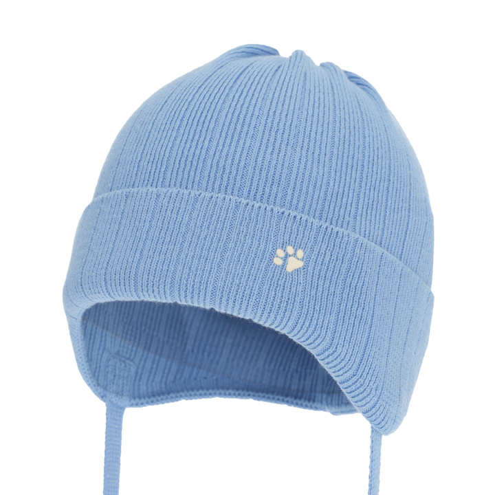 Căciulă de primăvară-toamnă pentru băieți, albastră, 100% bumbac, Banff