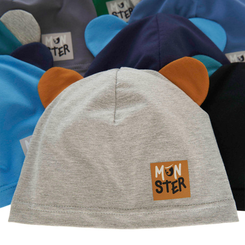 Căciulă de primăvară-toamnă pentru băieți gri Jugo