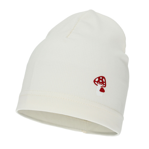 Căciulă de primăvară-toamnă pentru fete, crem, din bumbac Balma