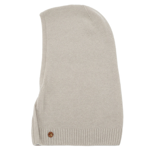 Cagulă toamnă, iarnă, pentru femei, bej, lână merino cu cașmir, Kiruna