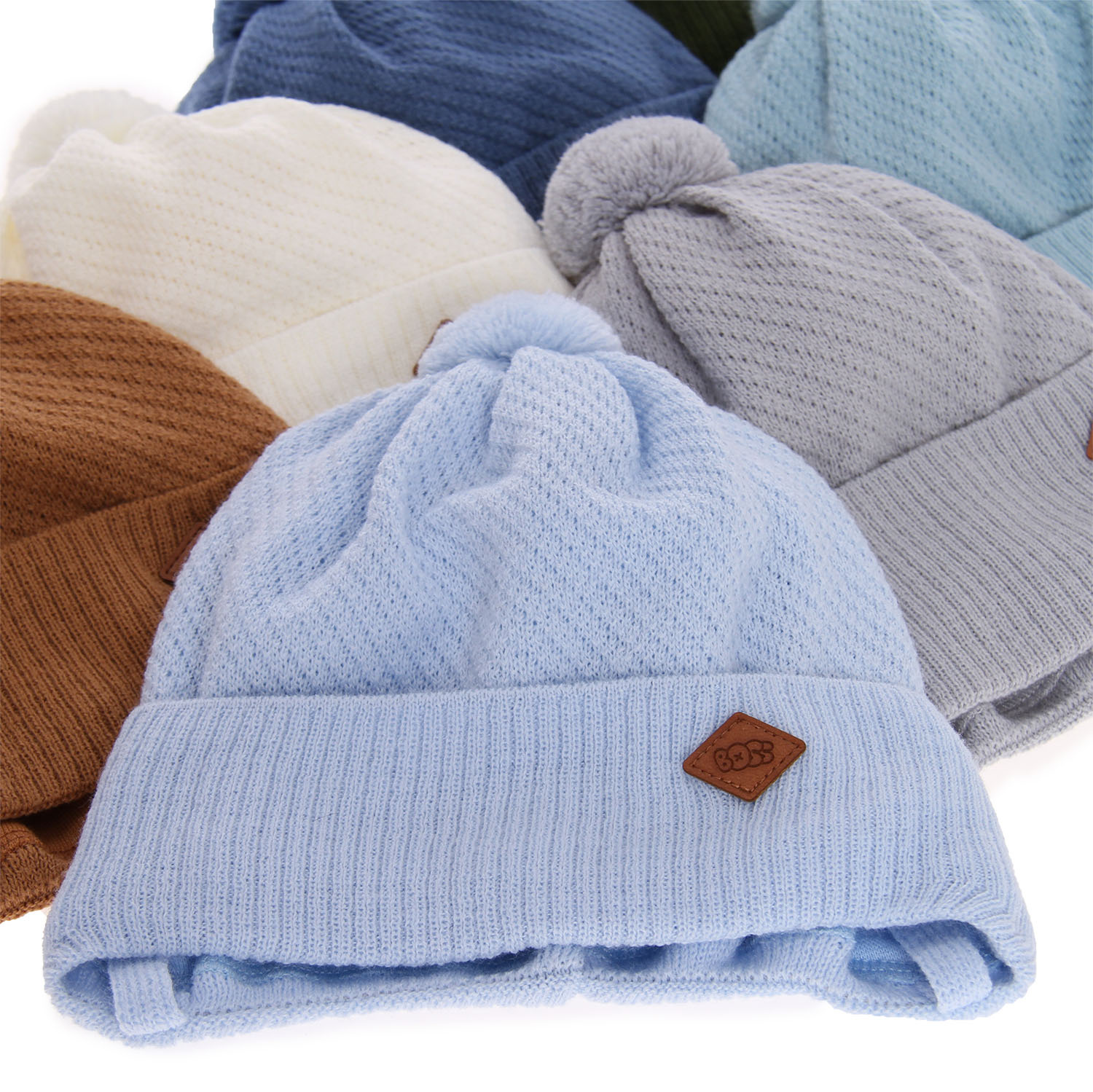 Căciulă de primăvară-toamnă pentru băieți ecru Halmin