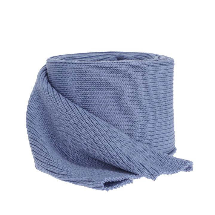 Fular de iarnă pentru bărbați albastru 100% lână merinos extra fină Brayan