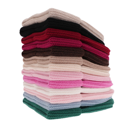 Căciulă de iarnă pentru femei vișinie 100% lână merino extra fină Isla