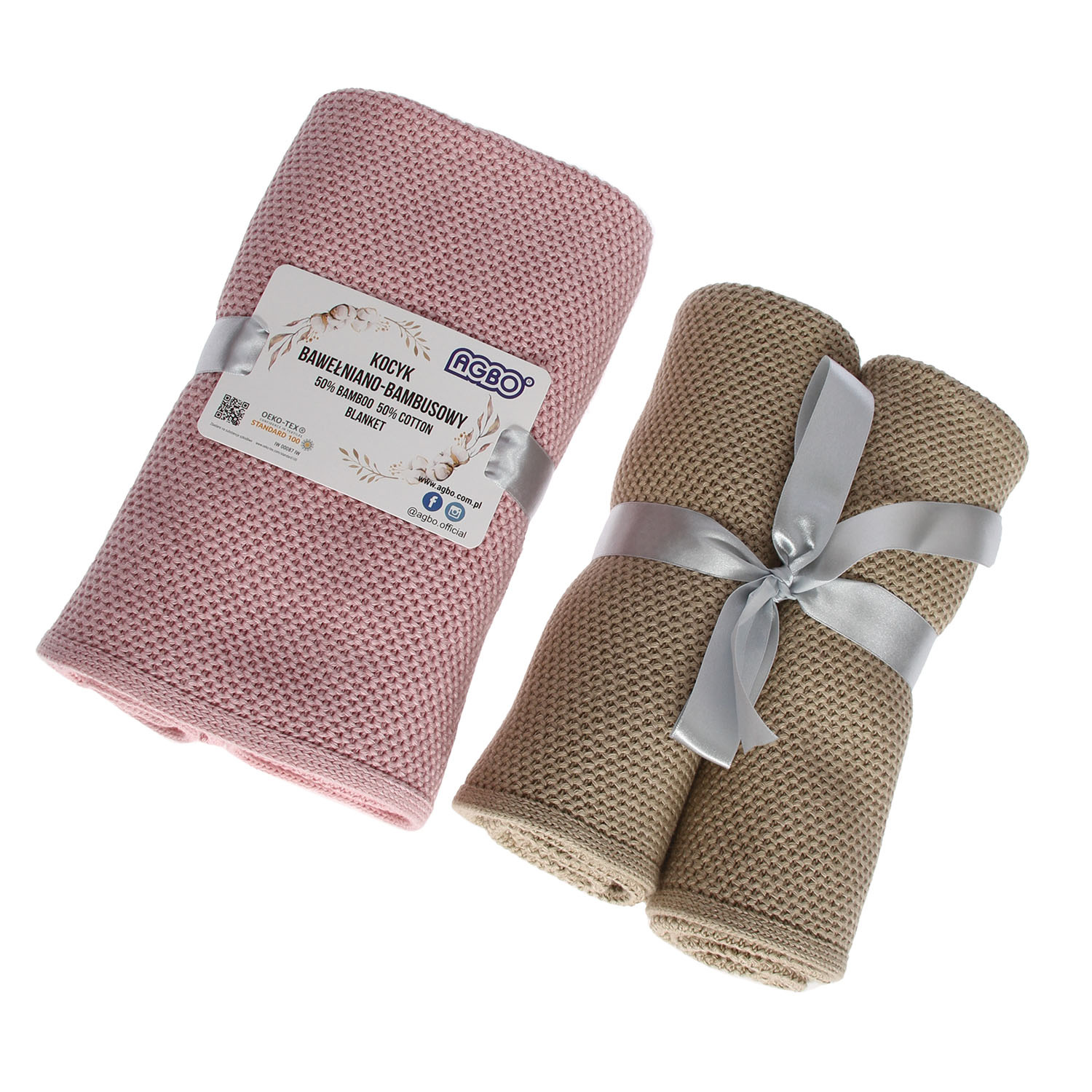 Pătură din bambus - bumbac pentru bebeluși roșie Bing