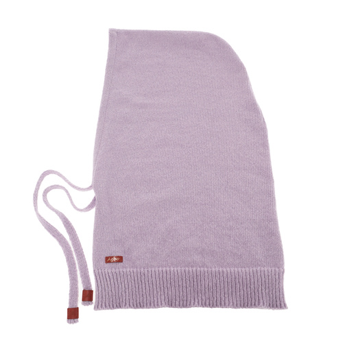 Fular circular de iarnă pentru femei violet lână merino Elizabeth