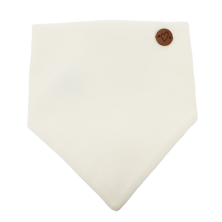 Șal primăvară-toamnă pentru fete, alb, bumbac Lucy