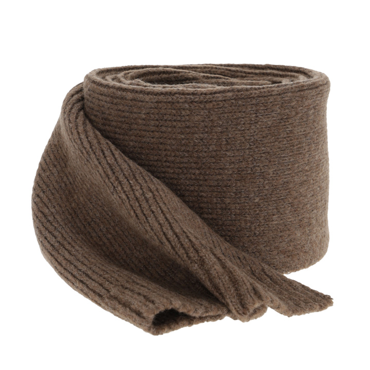 Fular de iarnă pentru femei, maro, cu lână, Loretta