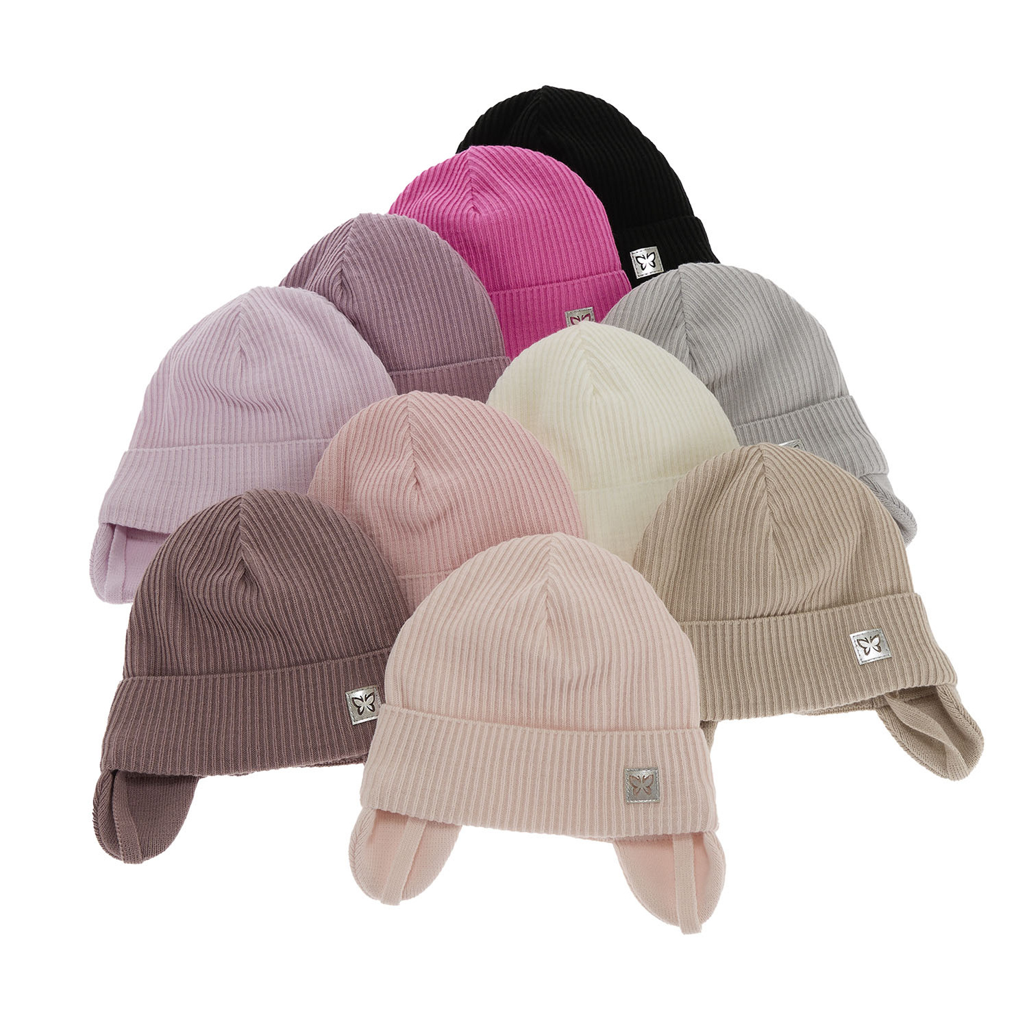 Căciulă de primăvară-toamnă pentru fete bej Amaya