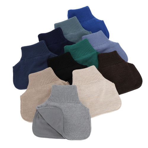 Guler independent de iarnă pentru băieți, 100% lână merino, căptușit cu bumbac, bej, Tiket