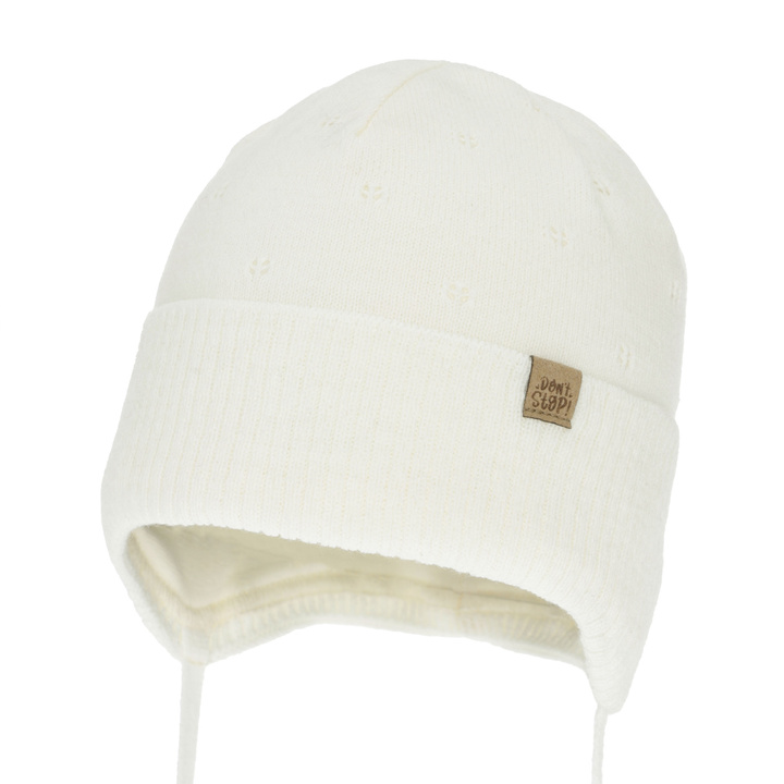 Căciulă de primăvară-toamnă pentru băieți, albastru deschis, cu urechi, Leif