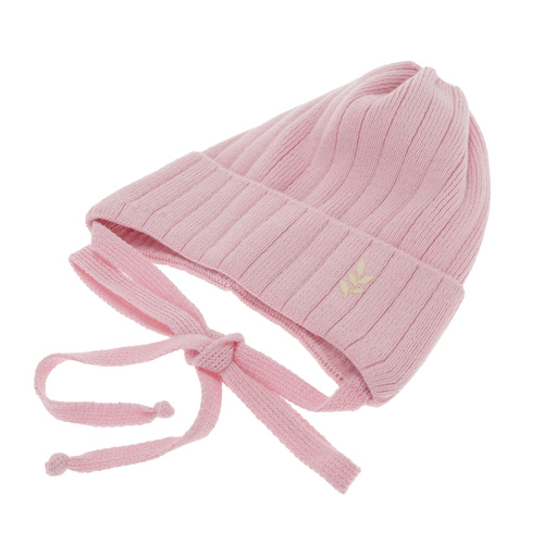 Căciulă de primăvară-toamnă pentru fete, bej, 100% bumbac, Zanetta