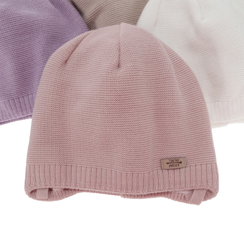 Căciulă de primăvară-toamnă pentru fete, cremă, cu urechi, Svenja