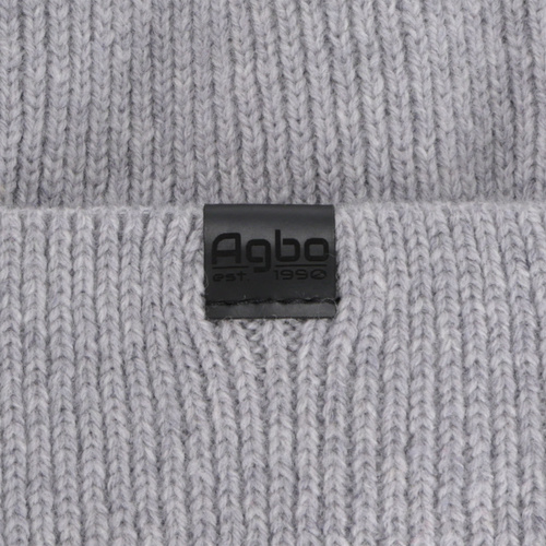 Căciulă de iarnă pentru bărbați, gri, din lână merino cu cașmir, Arwen