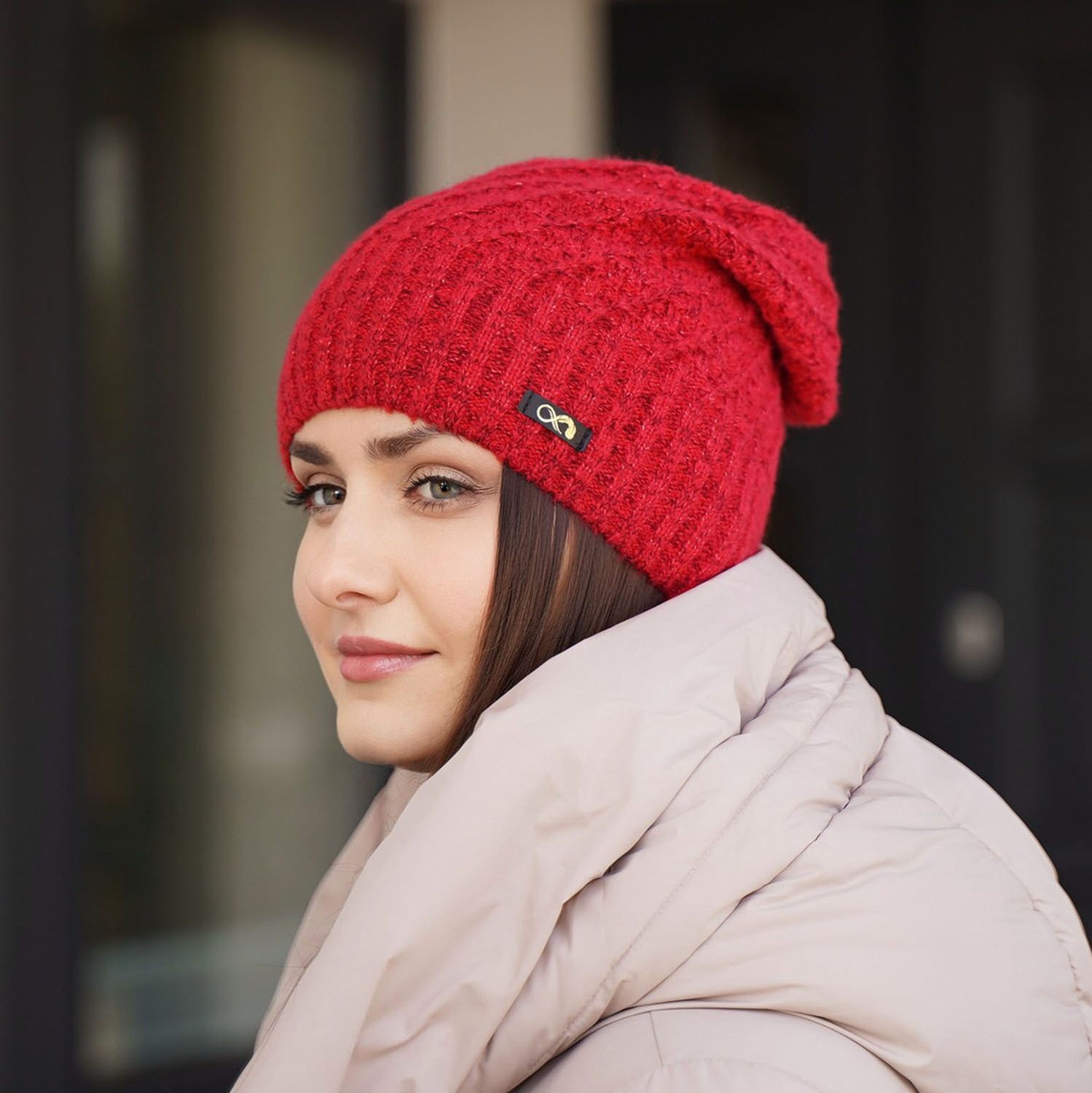 Căciulă de iarnă pentru femei din lână de miere merino Misha