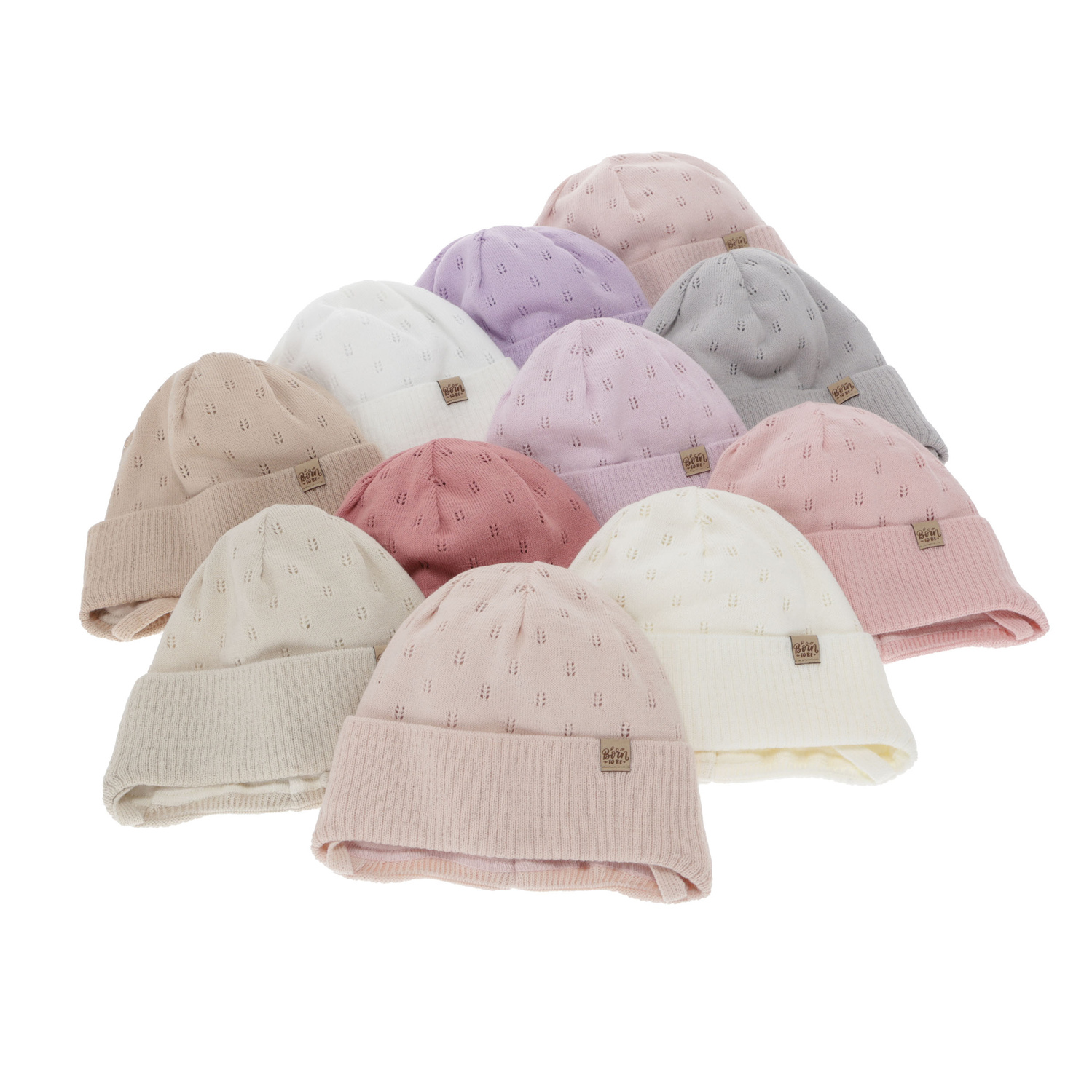 Căciulă de primăvară-toamnă pentru fete, cremă, cu urechi, Froya