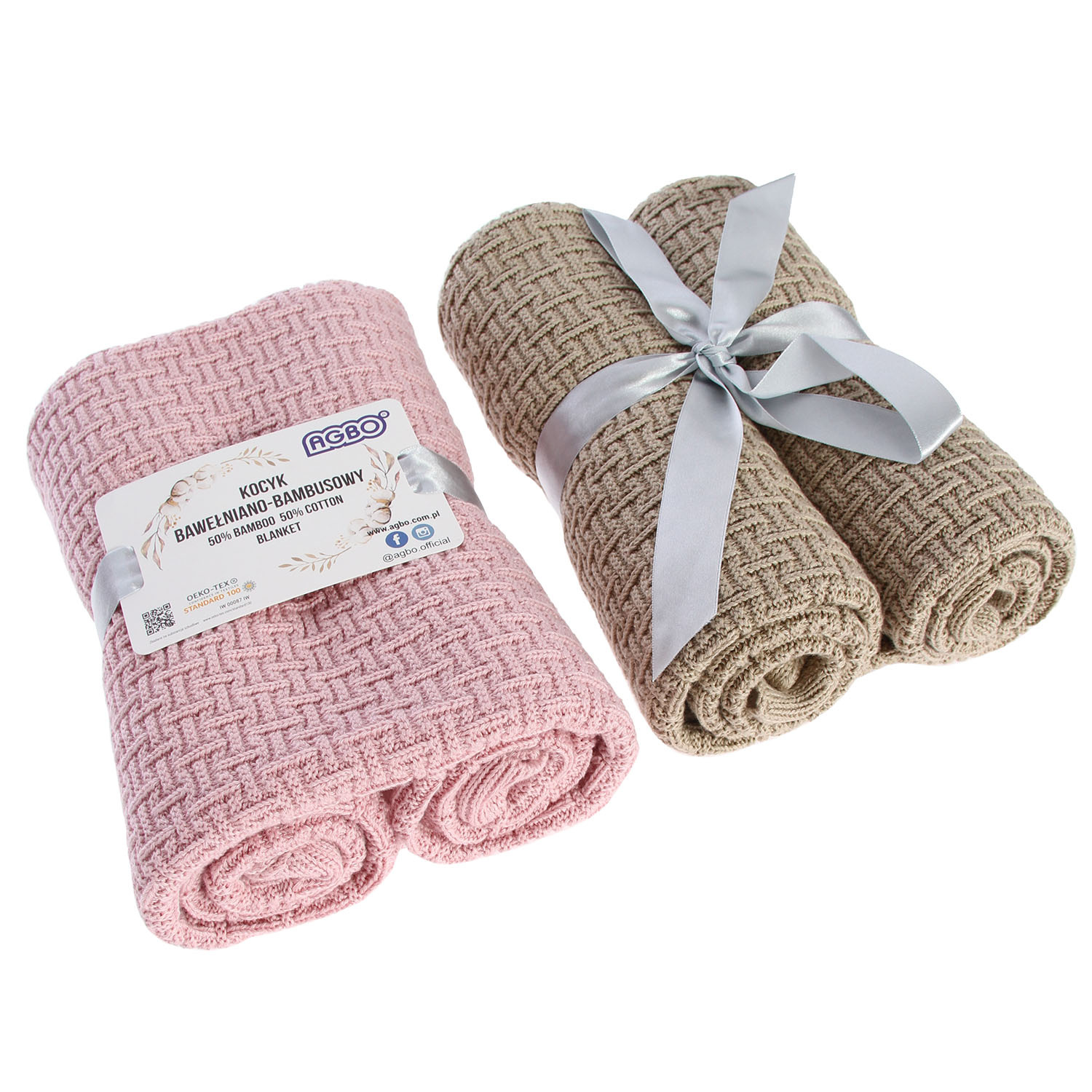 Pătură din bambus - bumbac pentru bebeluși roșie Pony