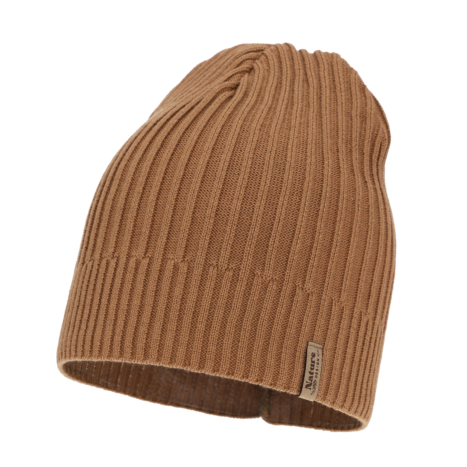 Căciulă de primăvară-toamnă pentru femei, cu bumbac, camel, Mirona