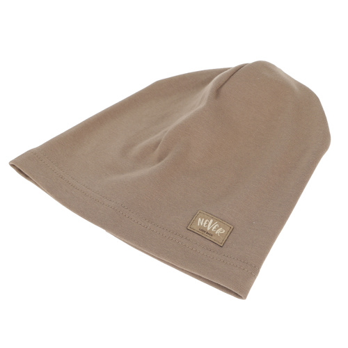 Set de primăvară-toamnă pentru fete: căciulă și fular circular, cremă, din bumbac, Torila