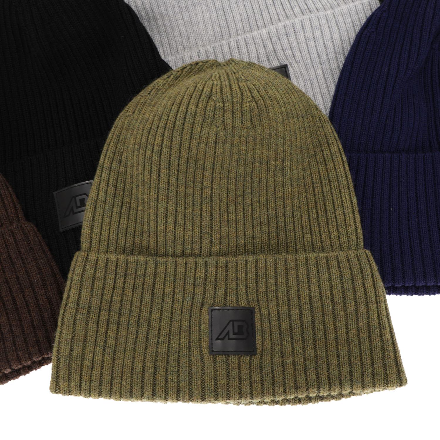 Căciulă pentru bărbați primăvară/iarnă maro 100% lână merino extra fină Matias