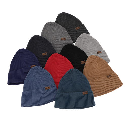 Căciulă pentru bărbați, cu bumbac, negru Moss