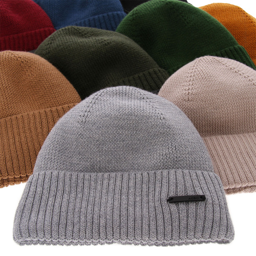 Căciulă de iarnă pentru bărbați, gri, din lână merino Henk