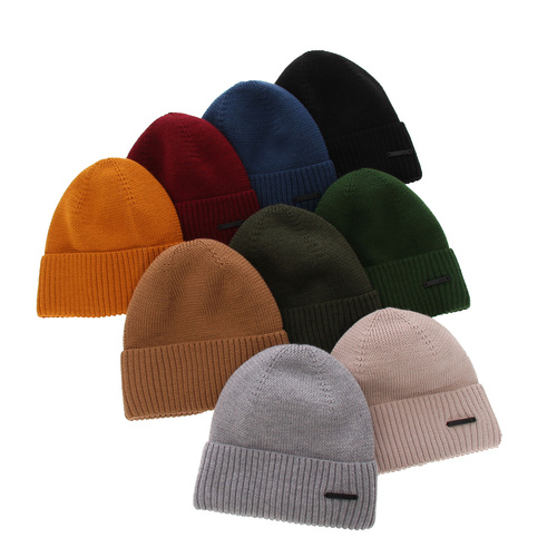 Căciulă de iarnă pentru bărbați, gri, din lână merino Henk