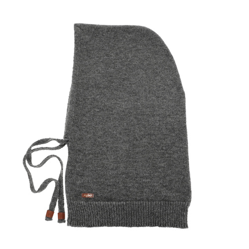 Balaclava de iarnă pentru femei, gri, cu lână, Elizabeth