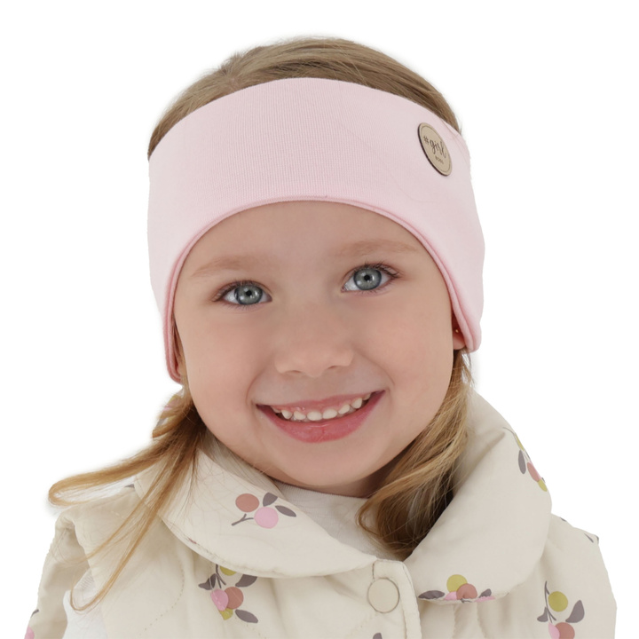 Bentiță de primăvară-toamnă pentru fete, roz Maranta