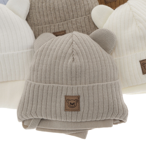 Set de iarnă pentru băieți: Căciulă și fular gri Anthony