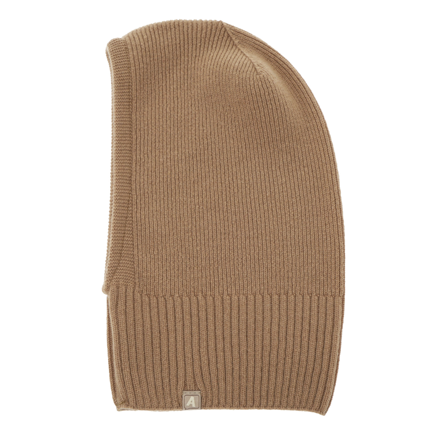 Balaclava de iarnă pentru băieți, camel, cu lână merino cu cașmir, Zoldo