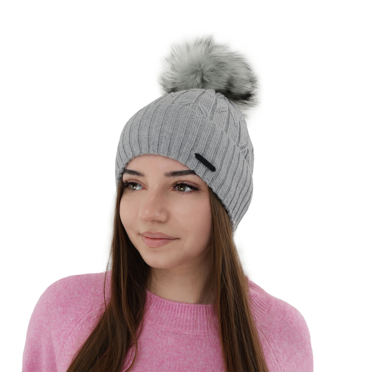 Căciulă de iarnă pentru femei, camel, lână merino Talaria