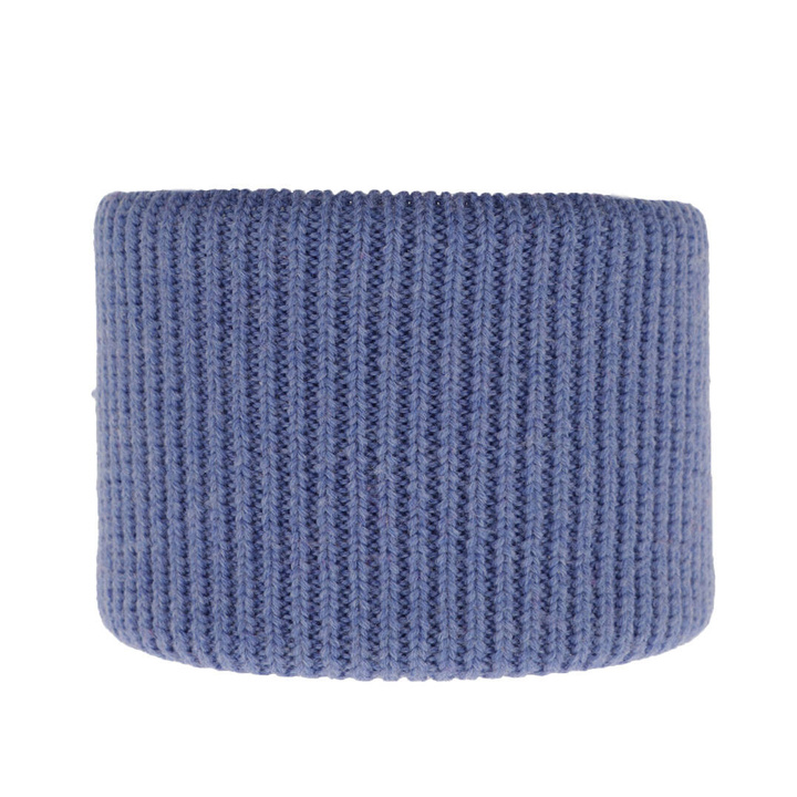 Fular circular de iarnă pentru fete albastru 100% lână merino extra fină Vanilla