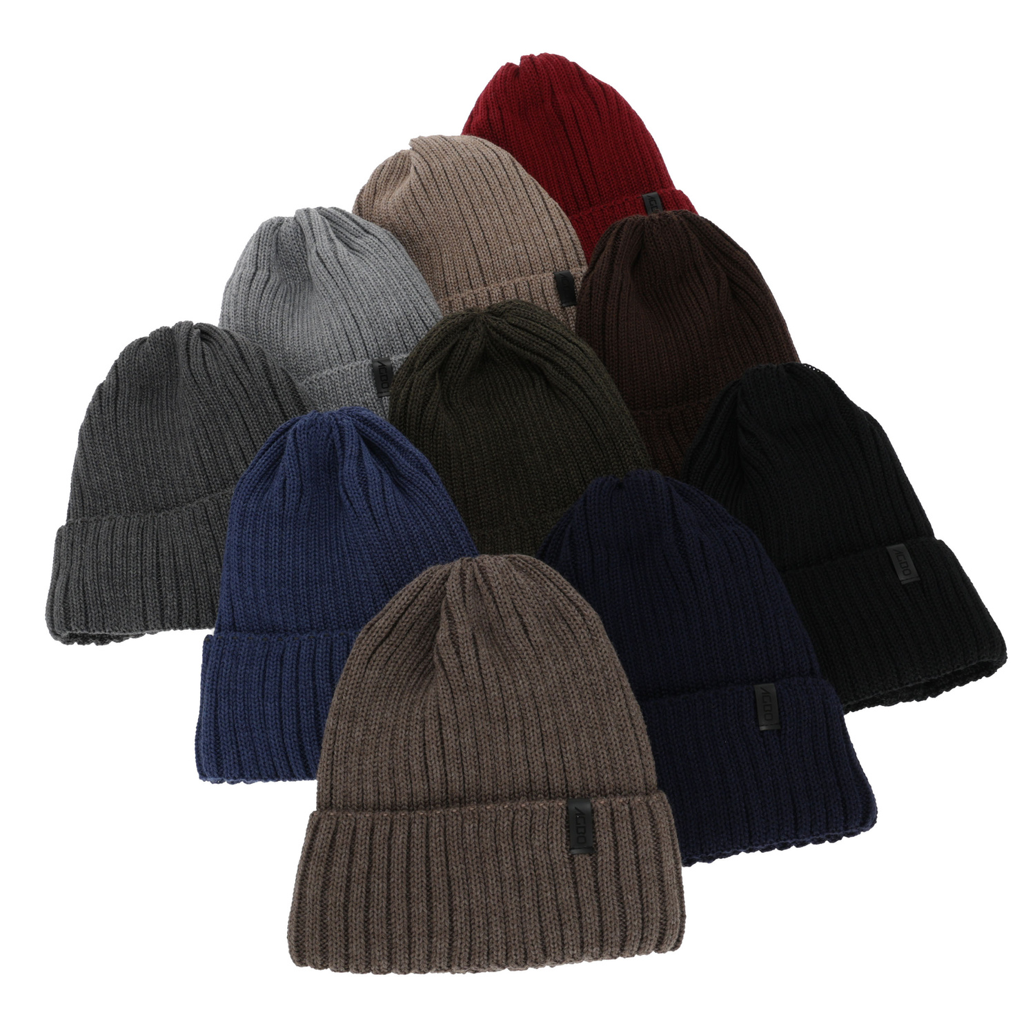 Căciulă de iarnă pentru bărbați, khaki, cu lână merino, Tyrol