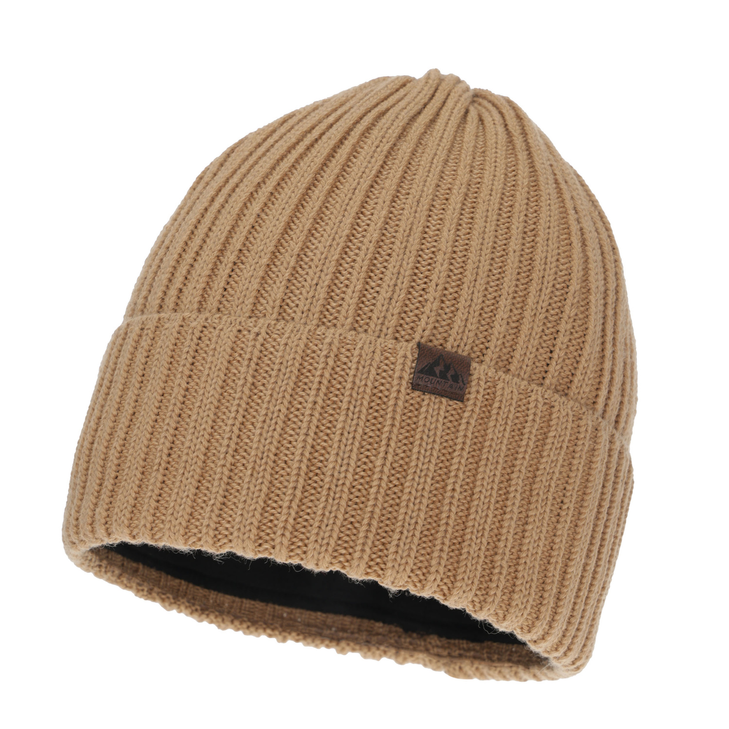 Căciulă de iarnă pentru bărbați, camel, cu lână merino, Huno