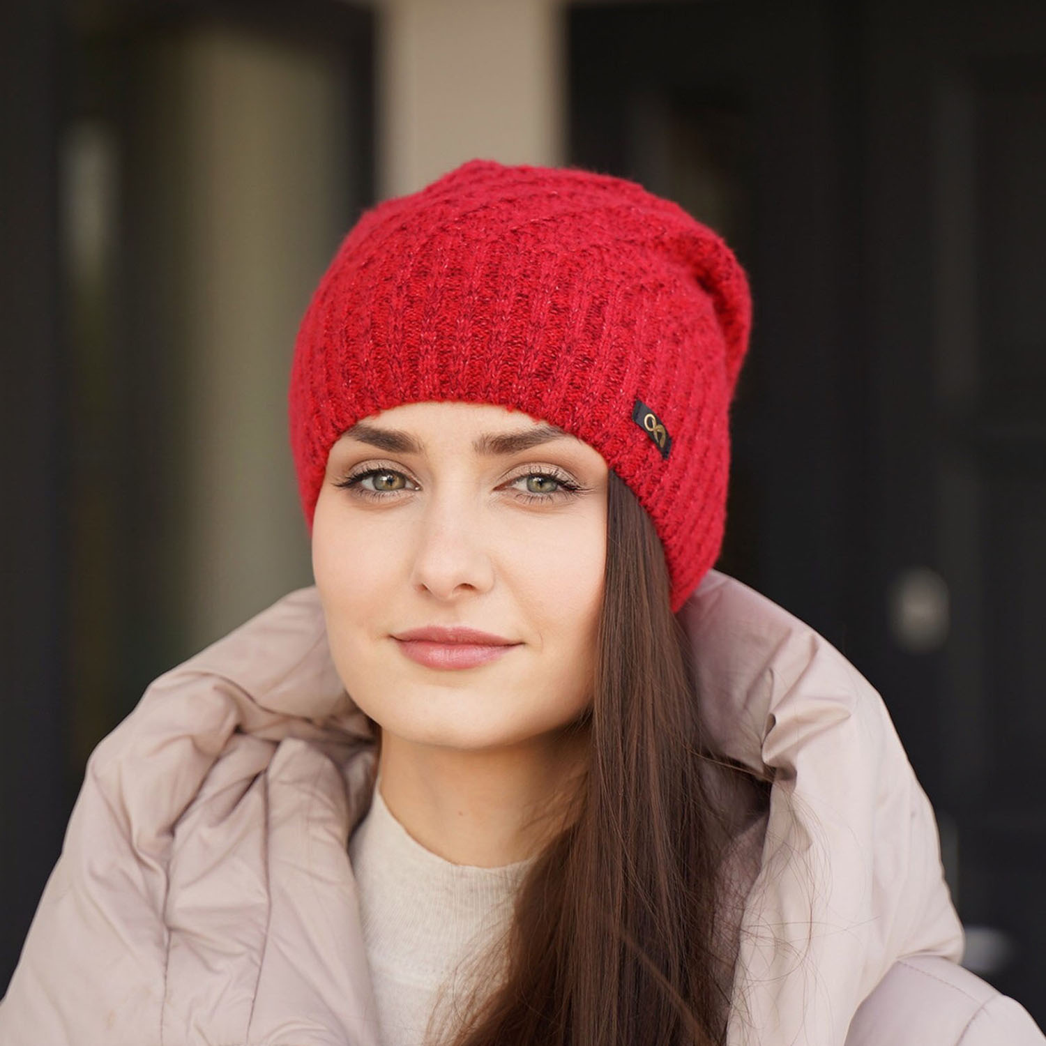 Căciulă de iarnă pentru femei din lână de miere merino Misha