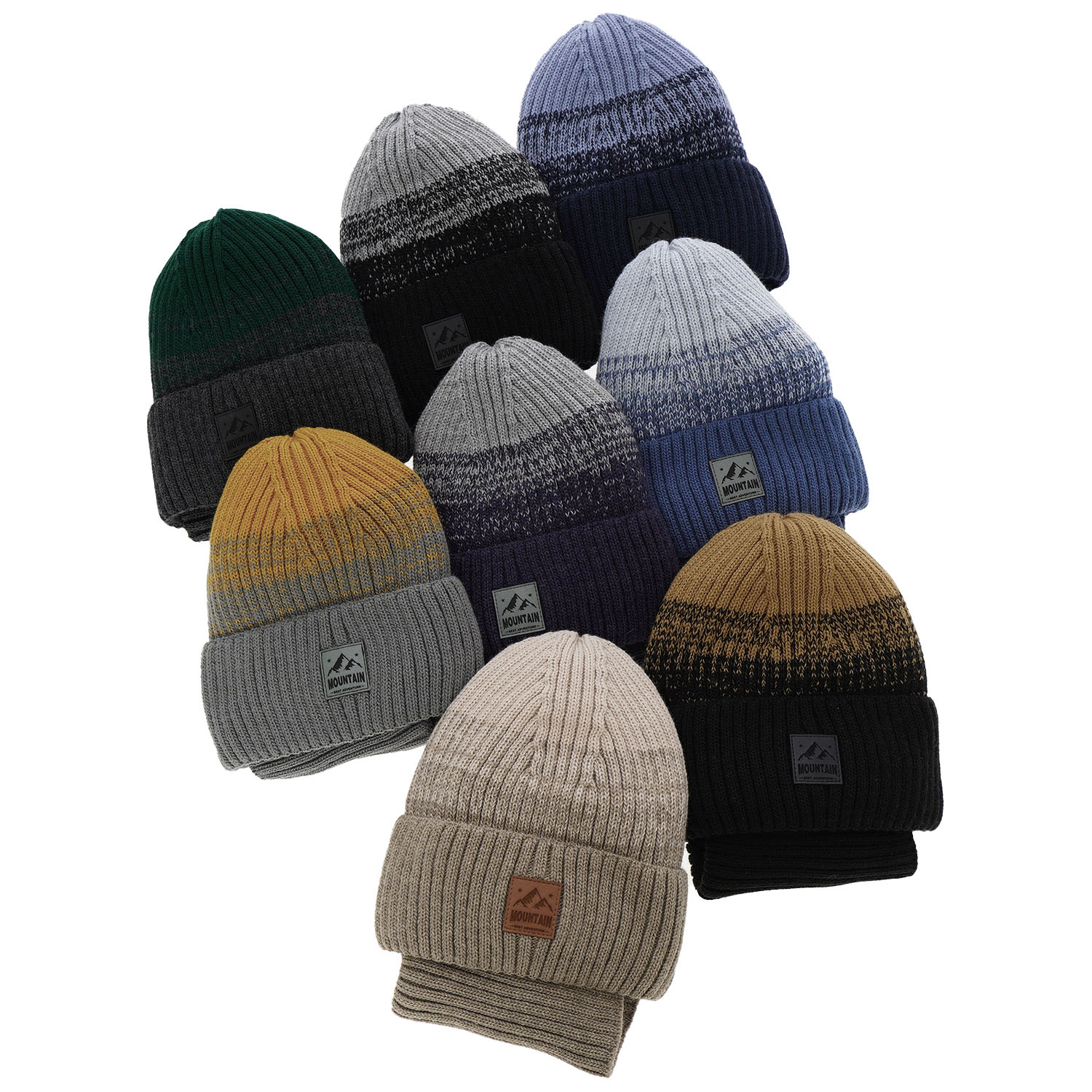 Set de iarnă pentru băieți: Căciulă și fular circular gri Ralph