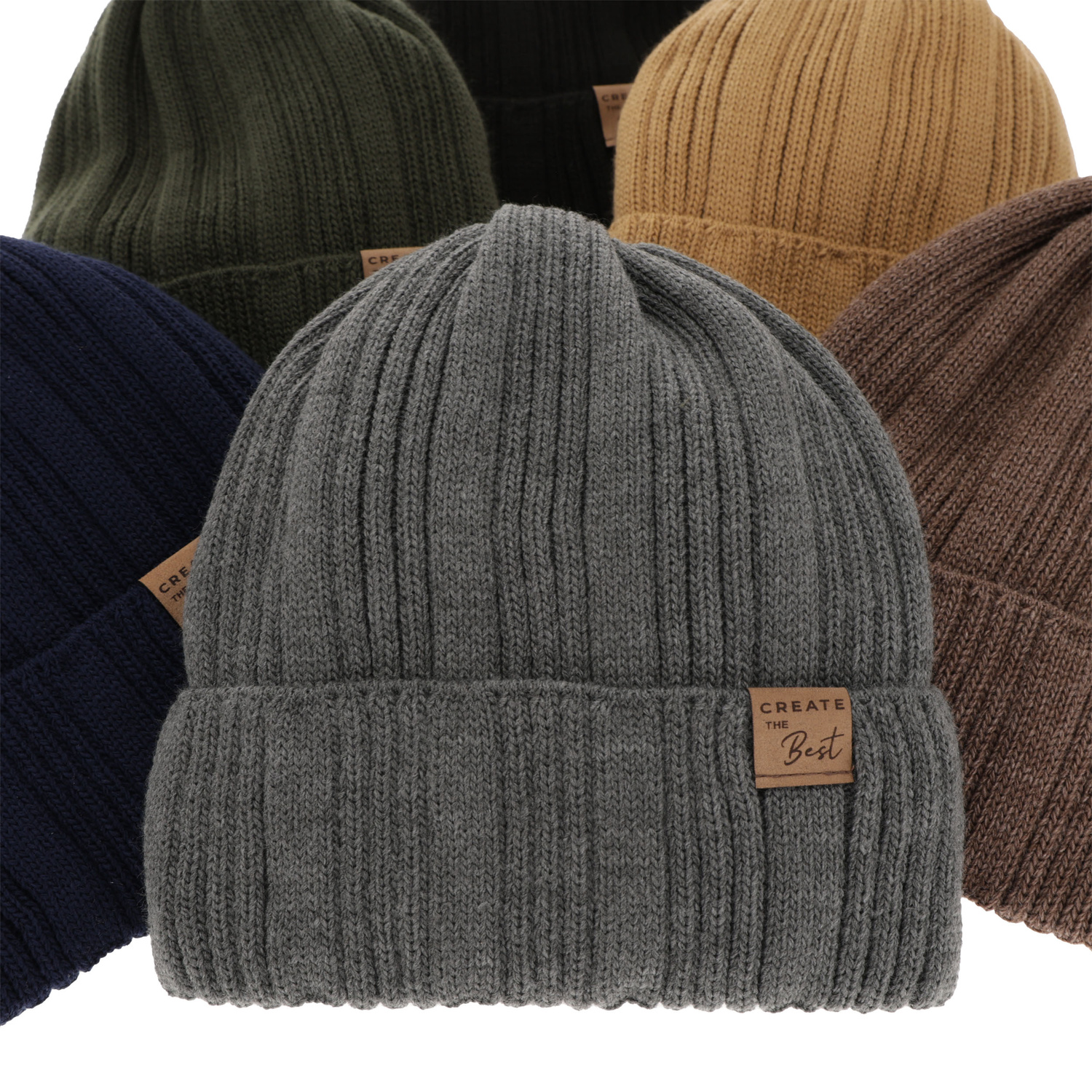 Set de iarnă pentru băieți: Căciulă și fular circular gri Klaris