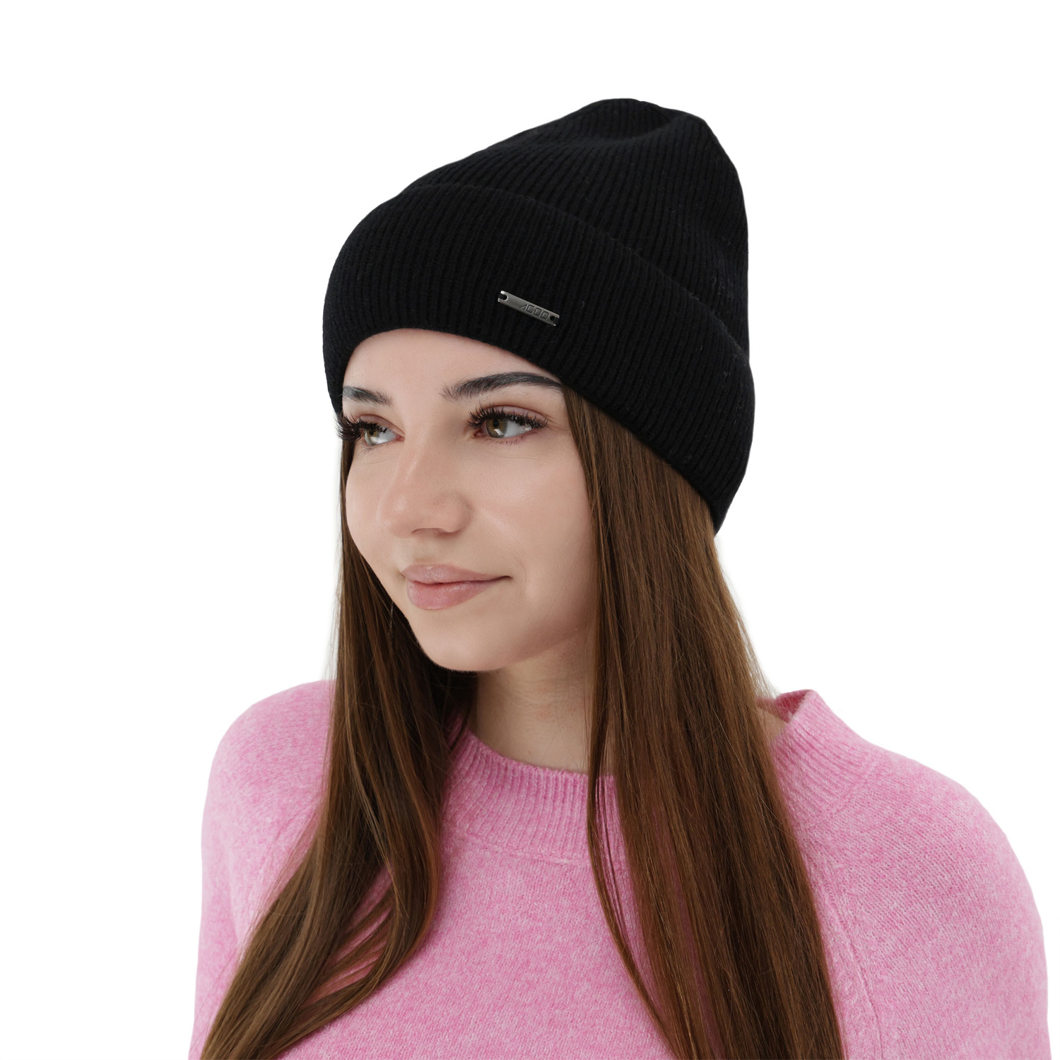 Căciulă de primăvară-toamnă pentru femei, de iarnă, camel, din lână merino cu cașmir, Sindra