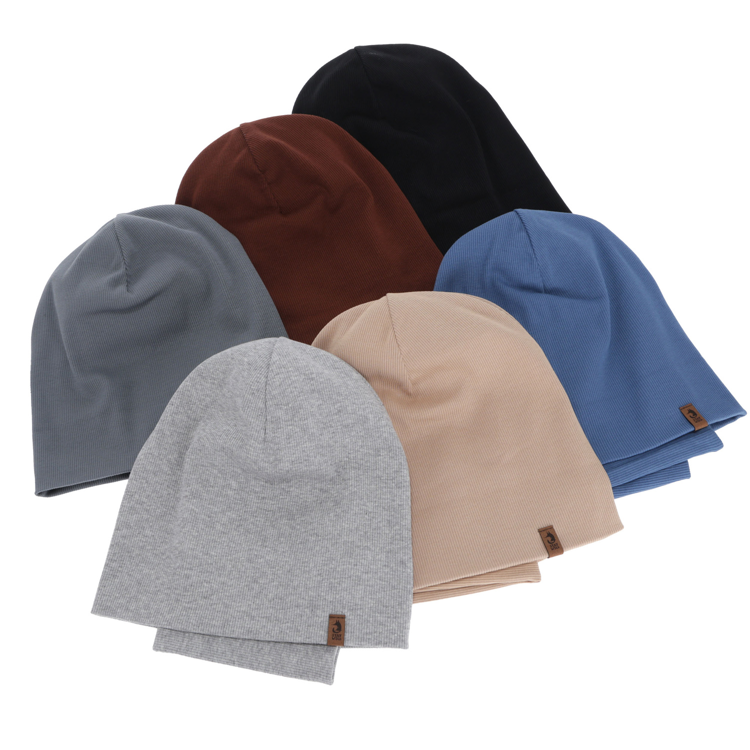 Set primăvară-toamnă pentru băieți: Căciulă și fular circular, bej, Amalfi