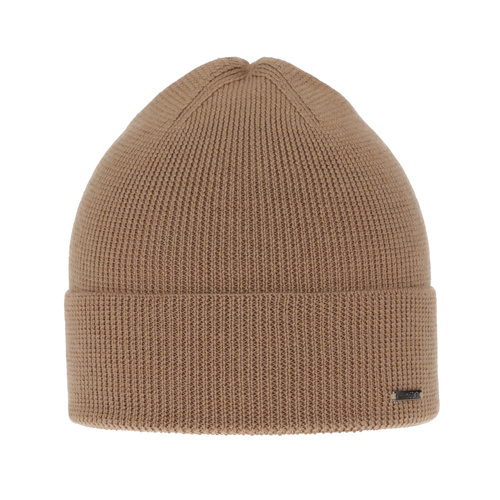 Căciulă pentru bărbați primăvară/iarnă camel 100% lână merino extra fină Memfis