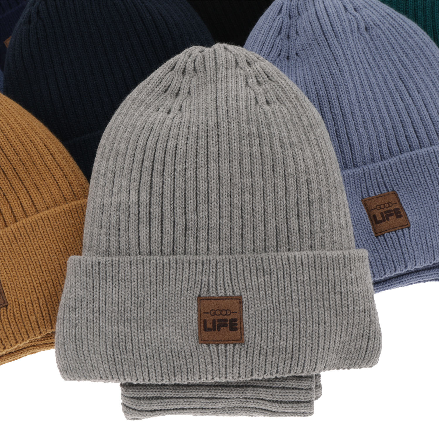 Set de iarnă pentru băieți: Căciulă și fular circular portocaliu Basilio