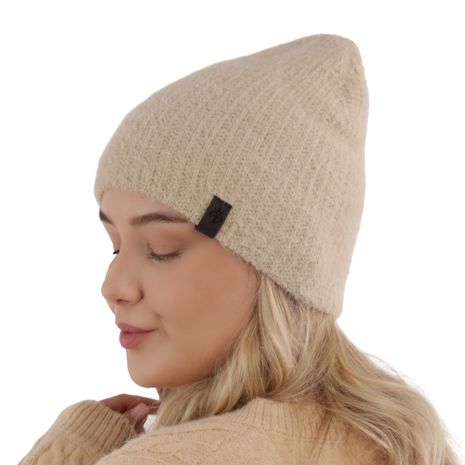 Căciulă de iarnă pentru femei bej Frances