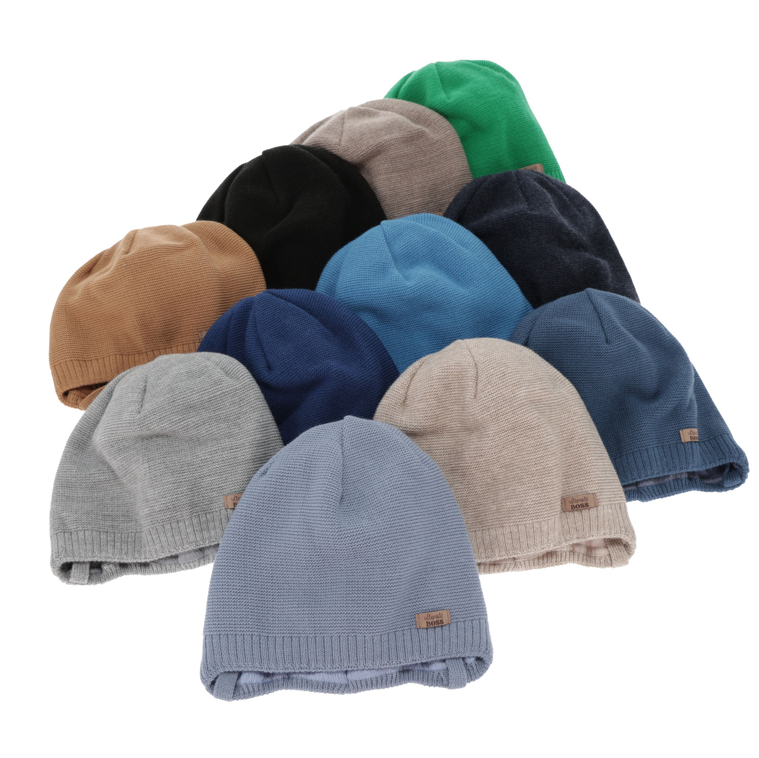 Căciulă de primăvară-toamnă pentru băieți, verde, cu urechi, Valdis