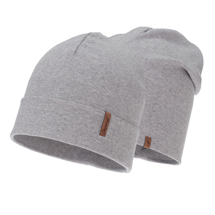 Căciulă de primăvară-toamnă pentru femei, neagră, din bumbac, Zenita