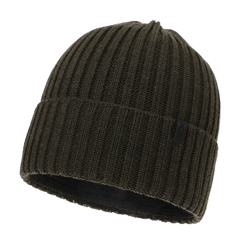 Căciulă de iarnă pentru bărbați, khaki, cu lână merino, Tyrol