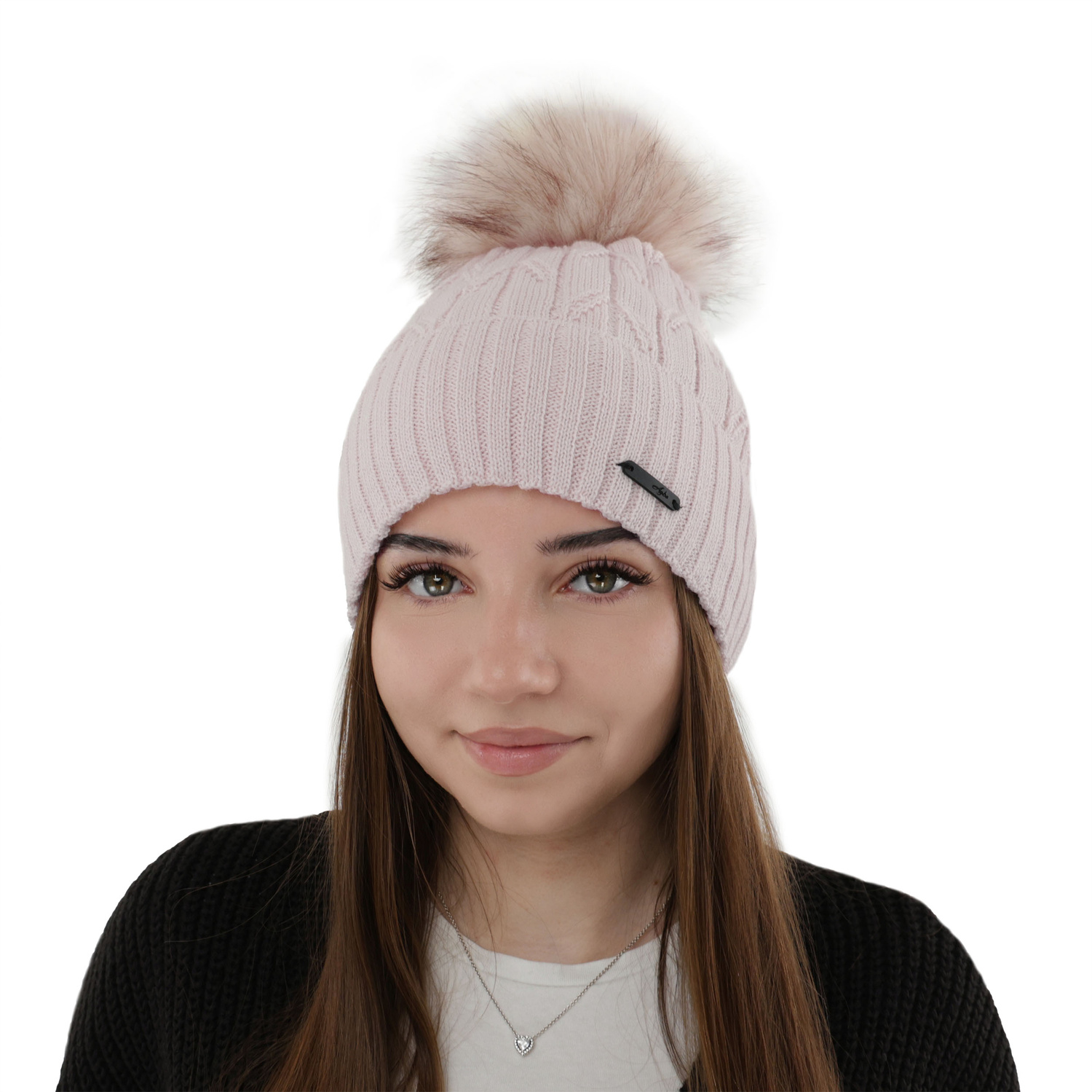 Căciulă de iarnă pentru femei, camel, lână merino Talaria
