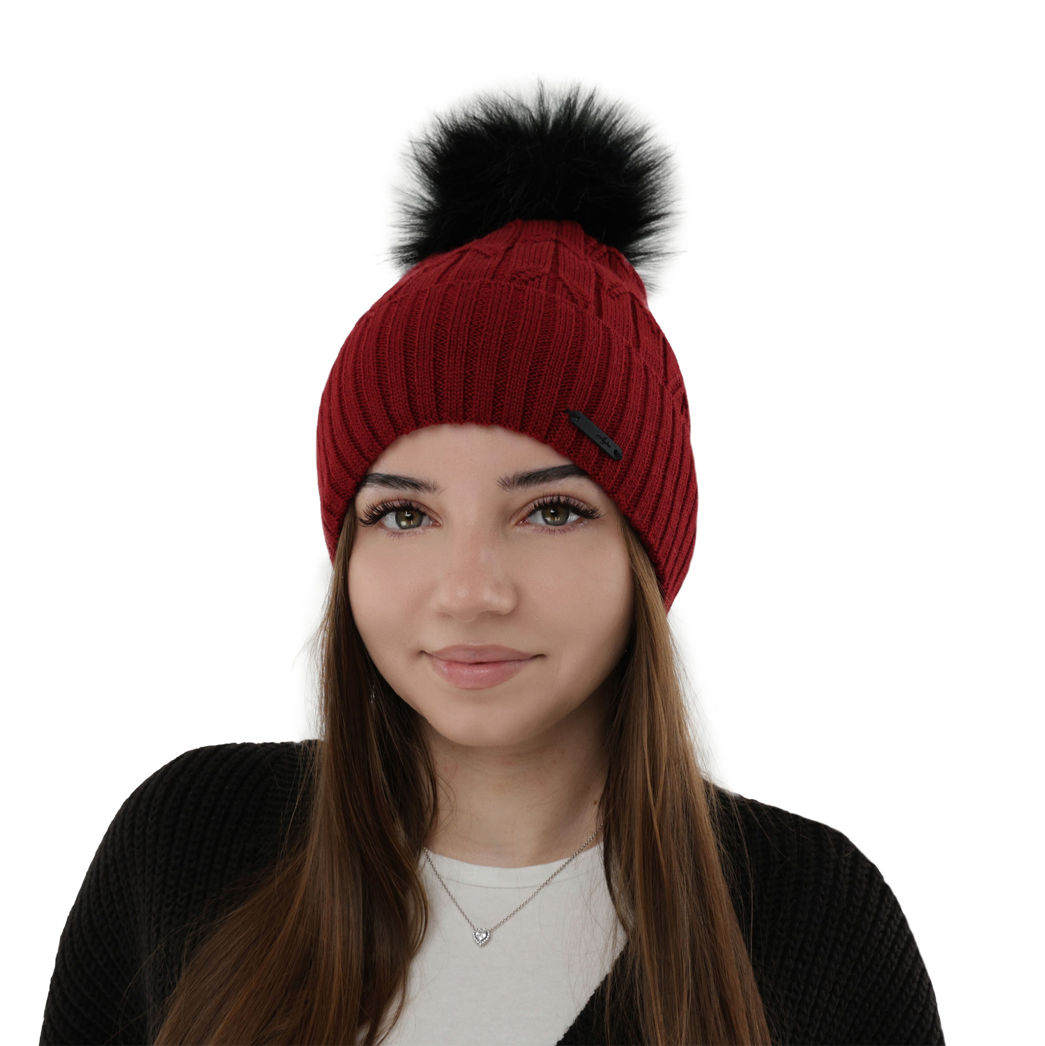 Căciulă de iarnă pentru femei, camel, lână merino Talaria